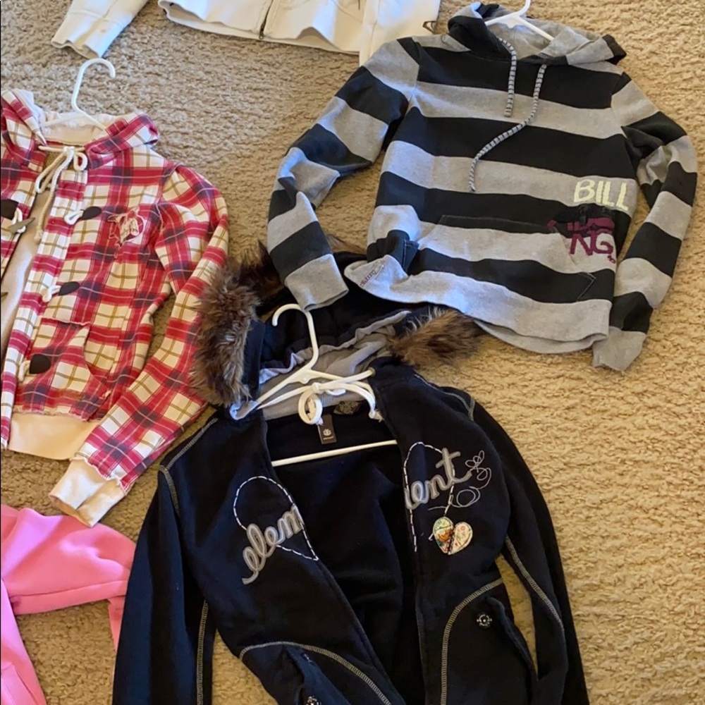 Element and billabong jackets